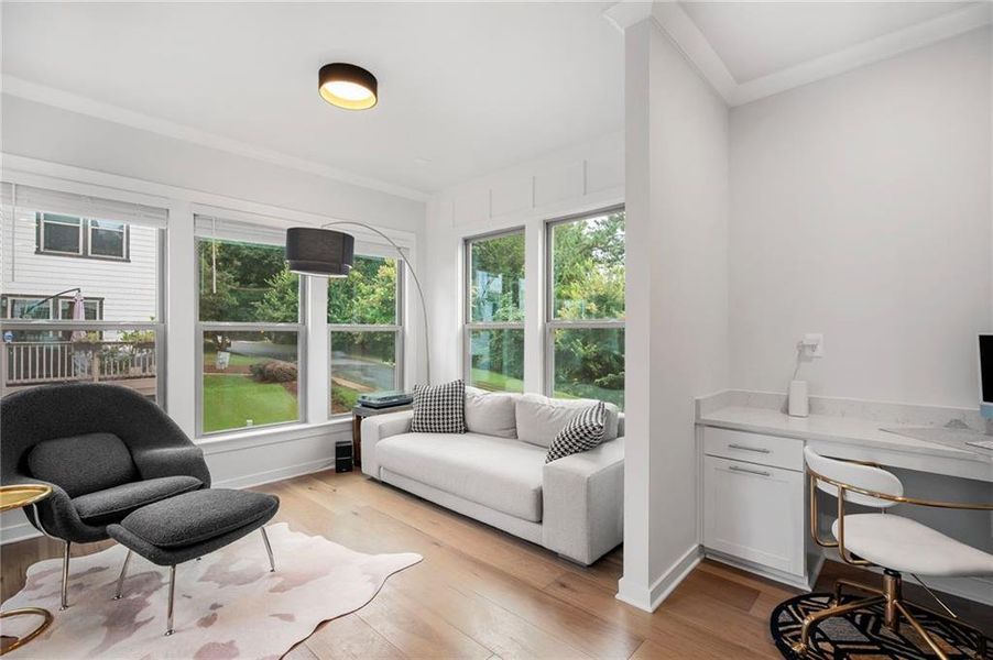 Furnished interior view inside a new home in Parkside at Mason Mill, Decatur (Image 28).