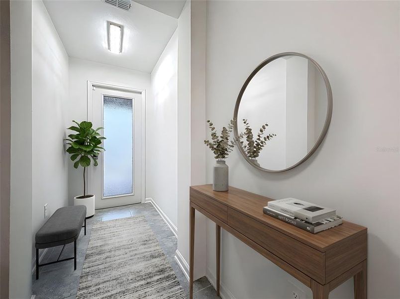 Furnished interior view inside a new home in , Davenport (Image 8).