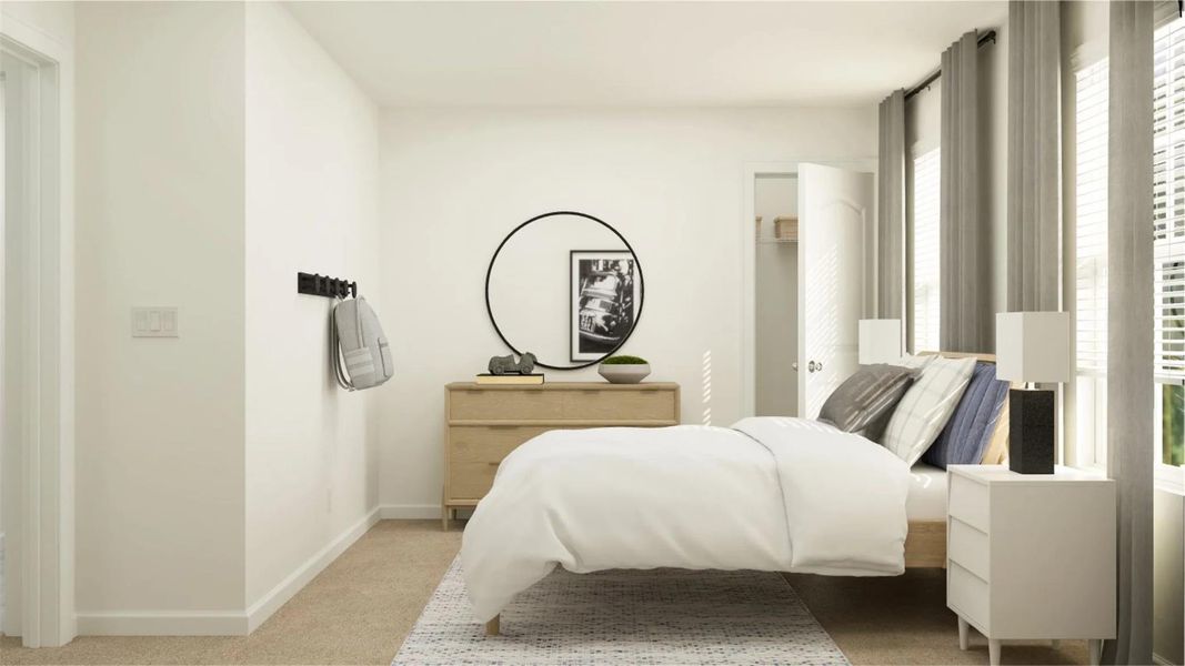 Furnished interior view inside a new home in Rancho Del Cielo, Jarrell (Image 6).