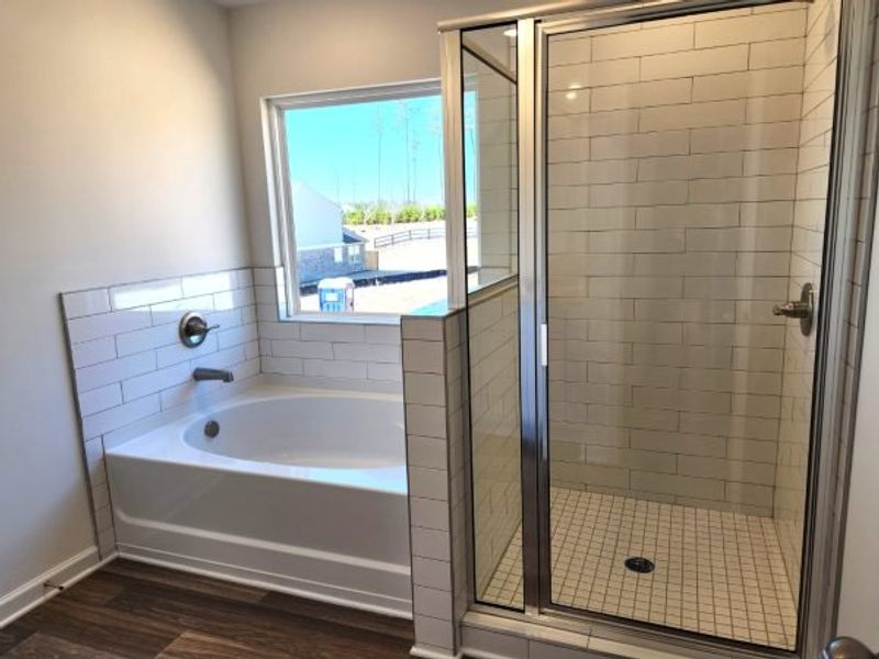 Representative furnished interior of a home built from the Boxwood Townhome by Piedmont Residential in The Retreat at Browns Ridge, Newnan (Image 13).