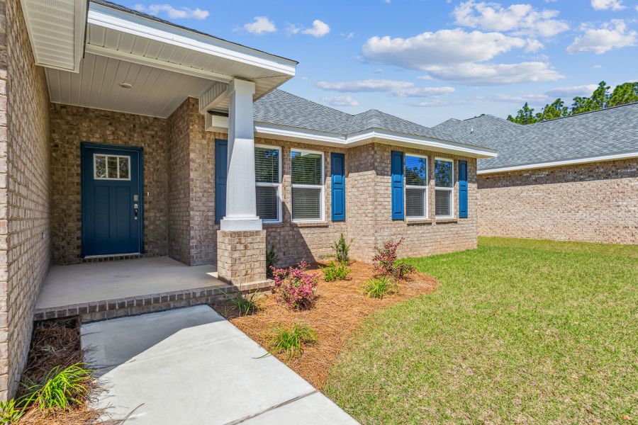 Representative exterior photo of a completed home built from the The Liberty by Herbst Homes in Clear Water Landing, Milton, FL (Image 36).