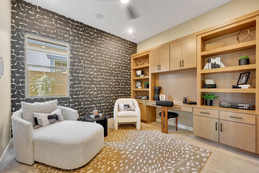 Representative furnished interior of a home built from the Lilac by Mattamy Homes in White Tank Vistas, Waddell (Image 32).