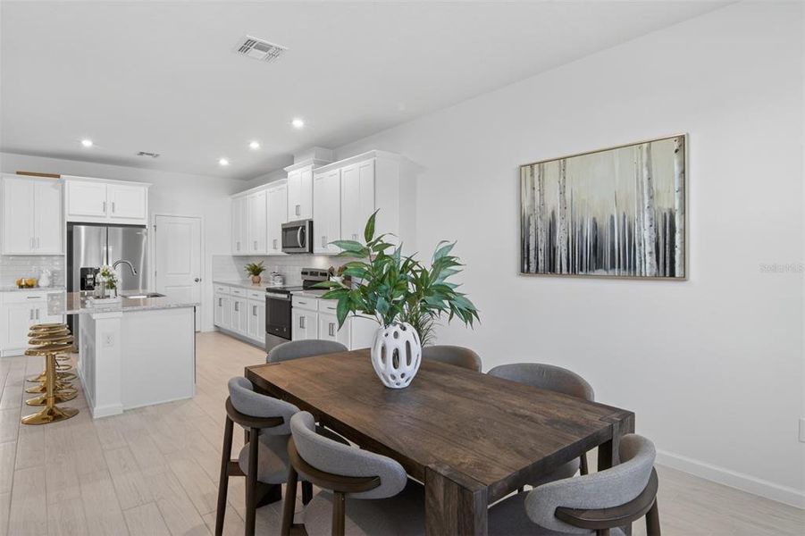 Furnished interior view inside a new home in Waterbrooke, Clermont (Image 6). Furnished interior view inside a new home in Waterbrooke, Clermont (Image 6).