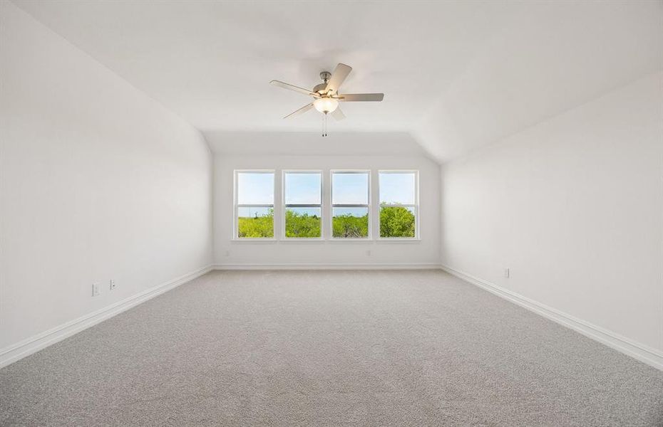 Game room on second floor