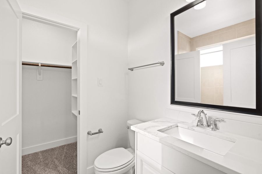 Furnished interior view inside a new home in The Highlands, Porter (Image 17).