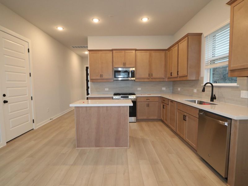 Furnished interior view inside a new home in Cascades at Onion Creek, Austin (Image 5). Furnished interior view inside a new home in Cascades at Onion Creek, Austin (Image 5).