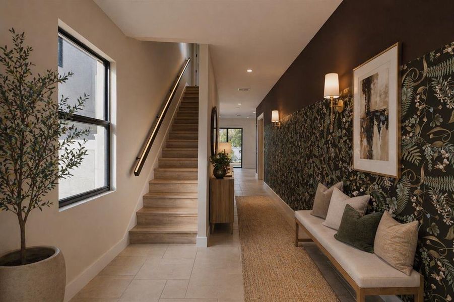 Furnished interior view inside a new home in , Tampa (Image 8).