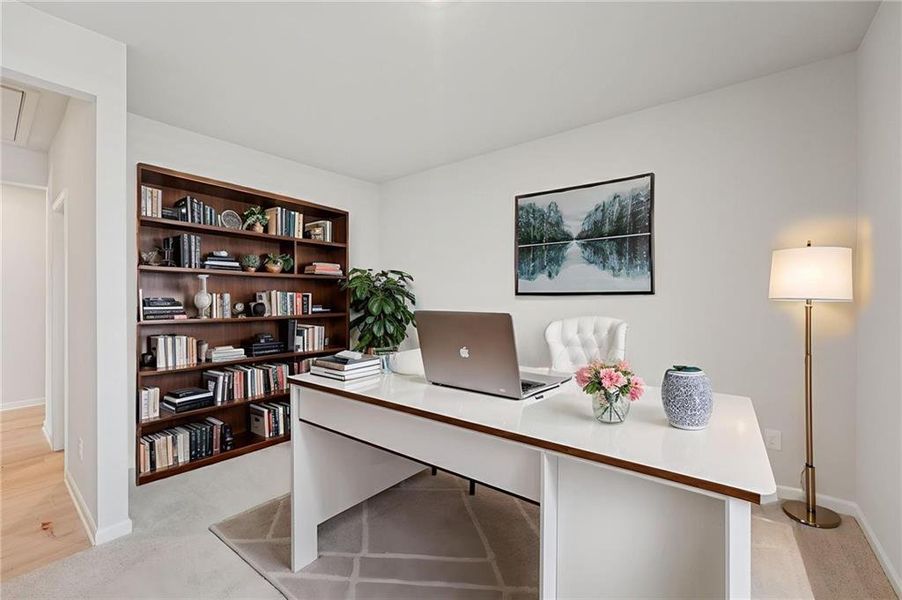 Furnished interior view inside a new home in Westmont Preserve, Powder Springs (Image 14).