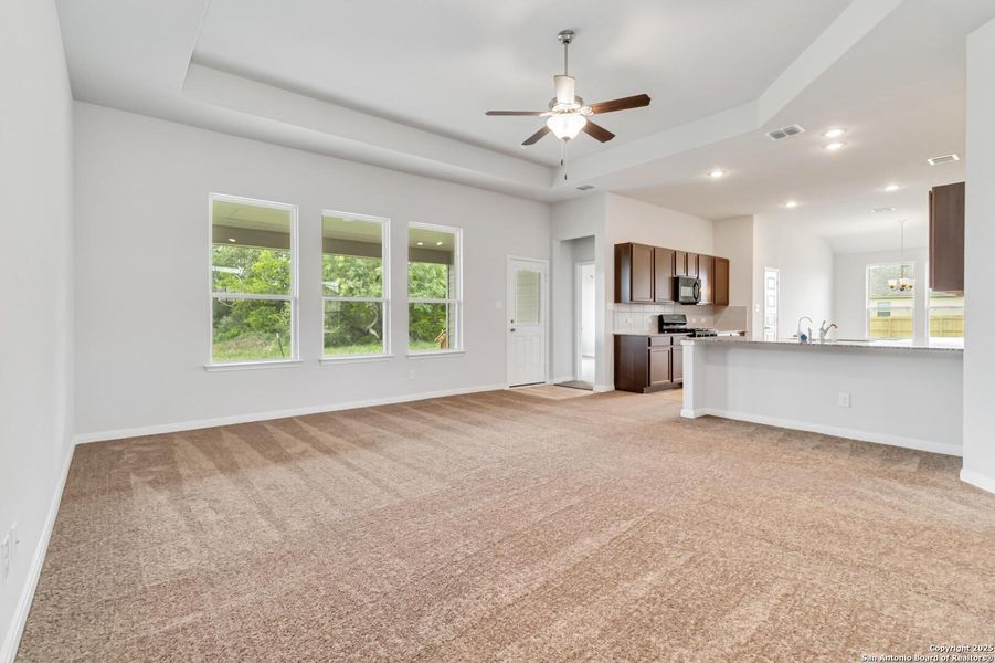 Spacious, unfurnished interior of a new home in Lonesome Dove, San Antonio (Image 15). Spacious, unfurnished interior of a new home in Lonesome Dove, San Antonio (Image 15).