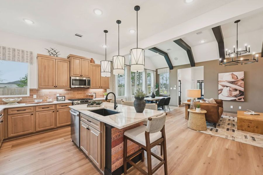 Representative furnished interior of a home built from the Tanlay by Chesmar Homes in Jubilee Chateau, Hockley (Image 5).