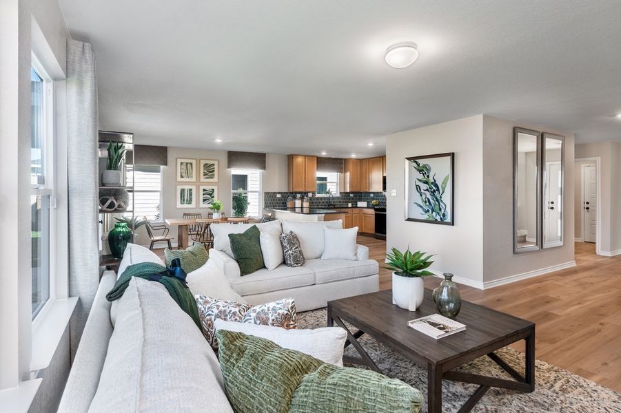 Representative furnished interior of a home built from the 2246 by KB Home in Legend Heights - Heritage Collection, New Braunfels (Image 7).