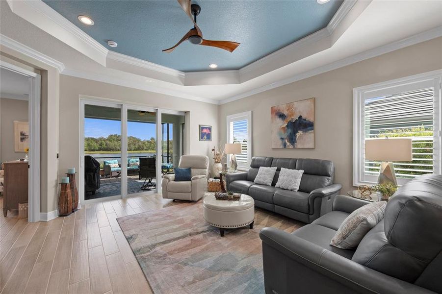 Furnished interior view inside a new home in , Sarasota (Image 11).