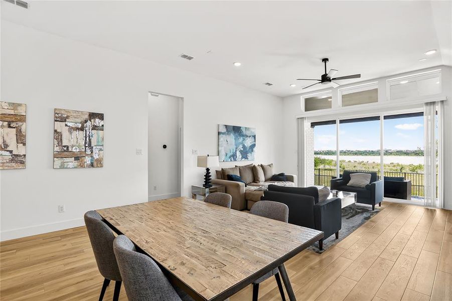Furnished interior view inside a new home in , Little Elm (Image 26).