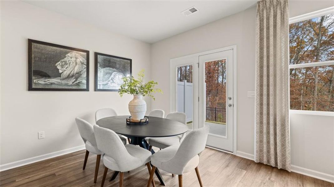 Furnished interior view inside a new home in Echo Glen, Stockbridge (Image 13).