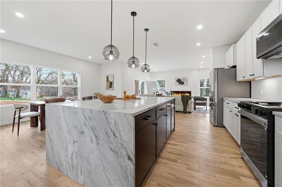 Furnished interior view inside a new home in , Scottdale (Image 7).
