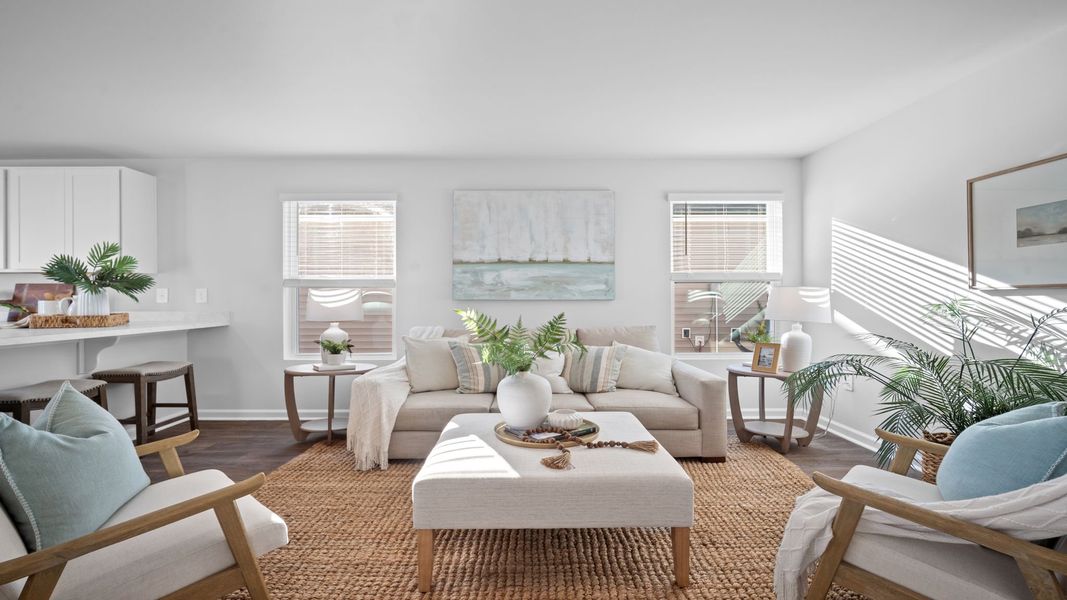 Furnished interior view inside a new home in Rice Hope, Port Wentworth (Image 5). Furnished interior view inside a new home in Rice Hope, Port Wentworth (Image 5).