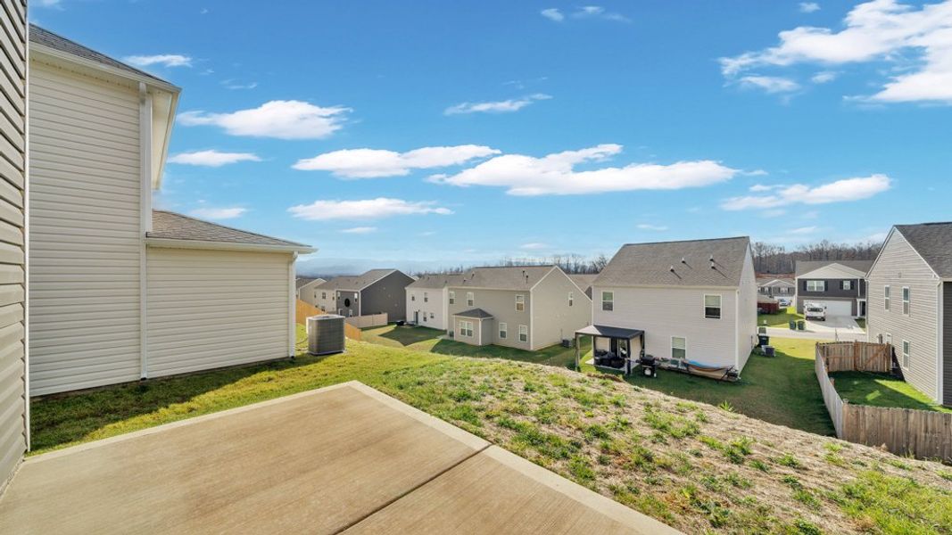 Exterior details and patio area of a home in Johnson Farms, Greeneville (Image 18). Exterior details and patio area of a home in Johnson Farms, Greeneville (Image 18).