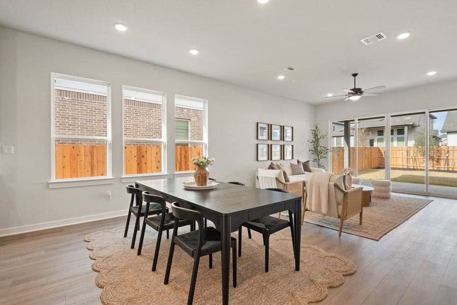 Furnished interior view inside a new home in Arbor Collection at Heritage, Dripping Springs (Image 32).