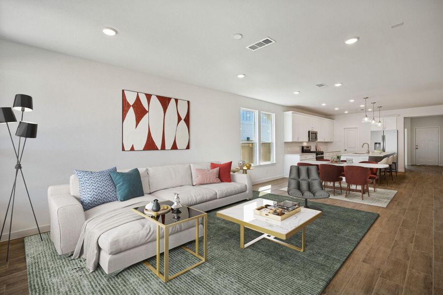 Furnished interior view inside a new home in Montgomery Bend, Montgomery (Image 11).