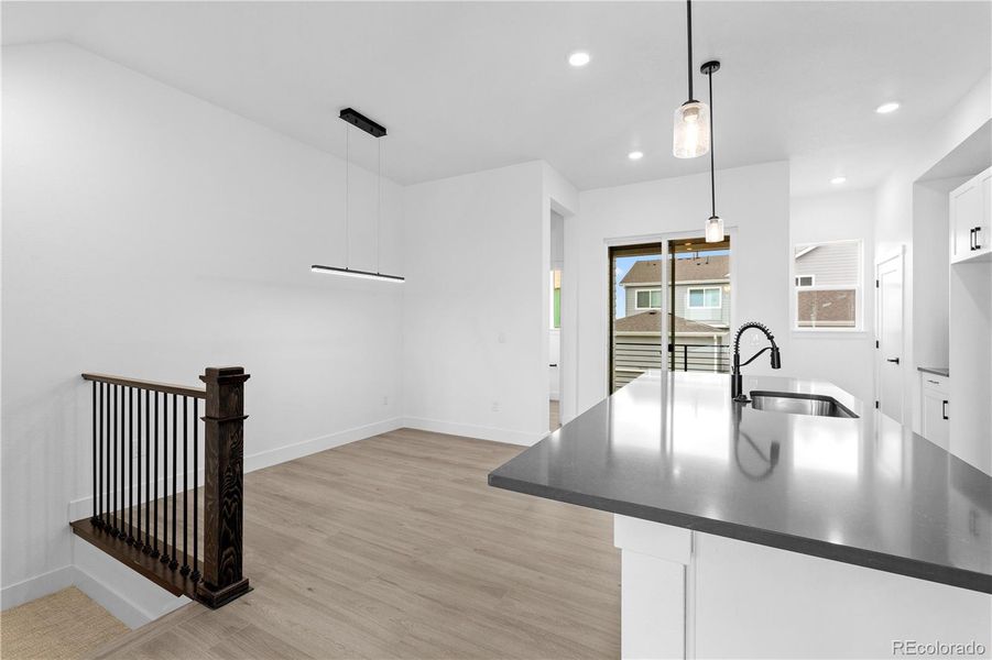 Furnished interior view inside a new home in Dillon Pointe - Skyview, Broomfield (Image 6).