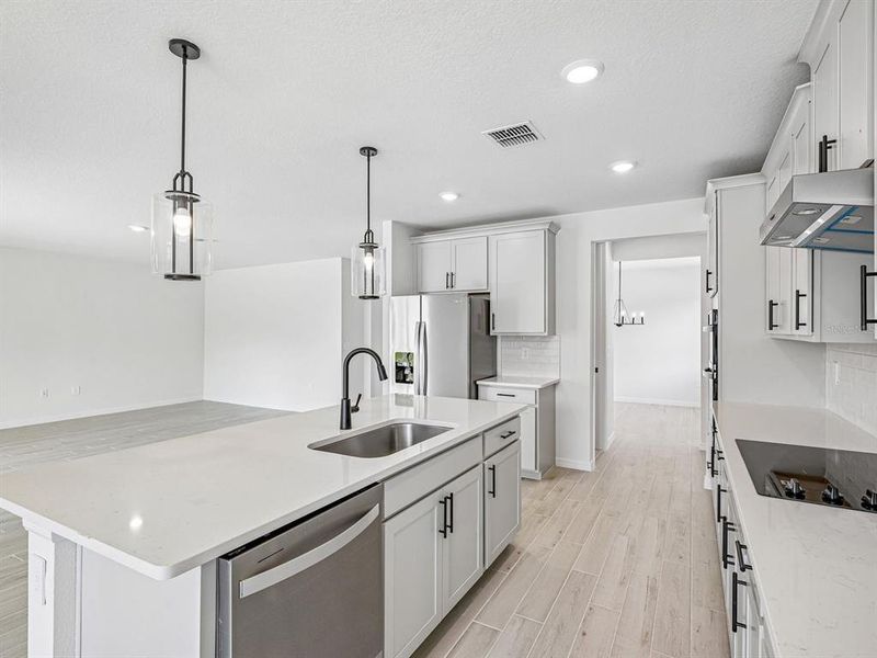Furnished interior view inside a new home in Two Rivers - Signature Series, Zephyrhills (Image 10).
