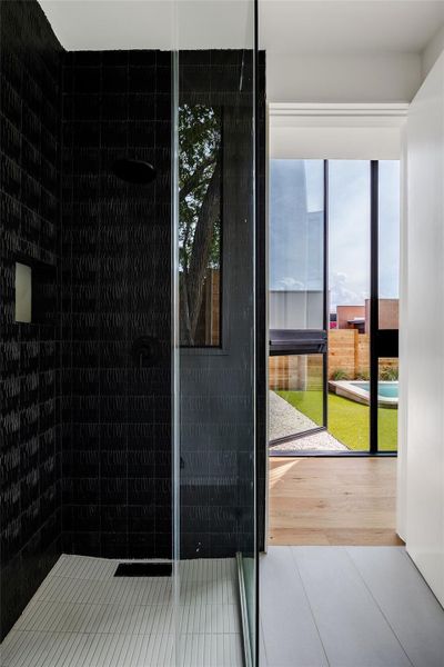 Exterior details and patio area of a home in , Austin (Image 28).