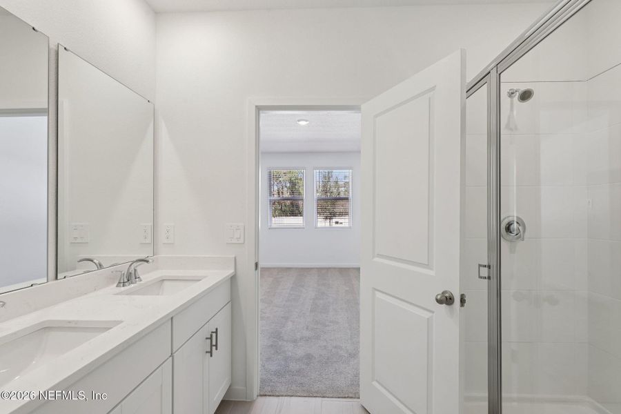 Furnished interior view inside a new home in Cypress Meadows - Signature Series, Jacksonville (Image 12).