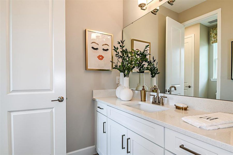 Furnished interior view inside a new home in Ardisia Park, New Smyrna Beach (Image 22).