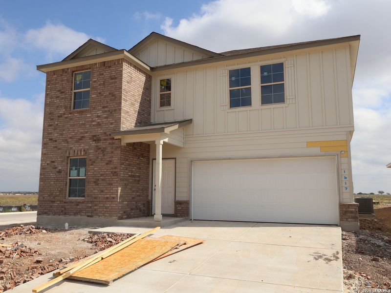 In-progress construction of a new home in Meadows at Clear Springs, New Braunfels, TX (Image 37).