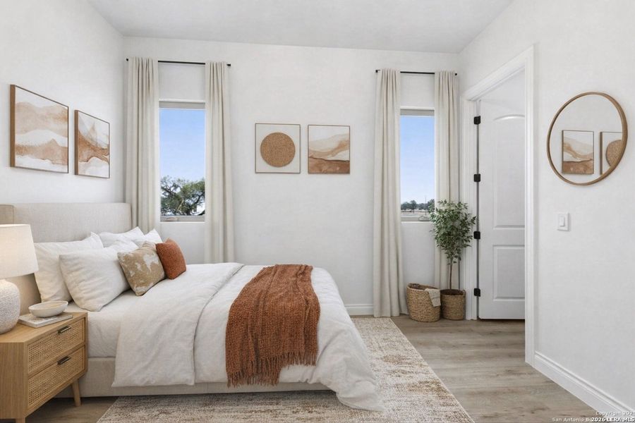 Furnished interior view inside a new home in , Bandera (Image 35).