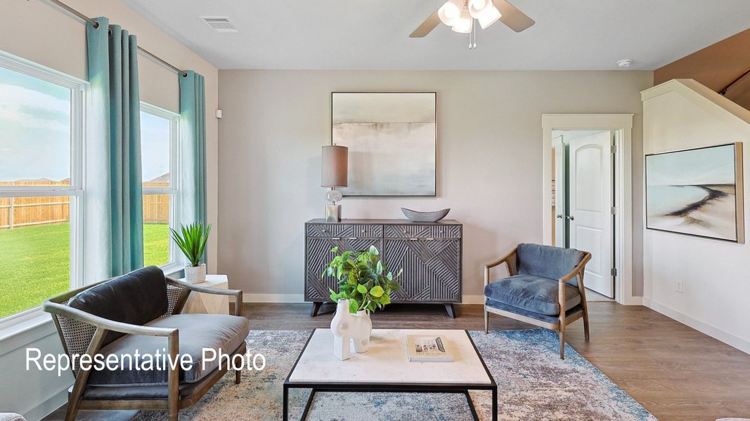 Furnished interior view inside a new home in Patriot Estates, Venus (Image 9).