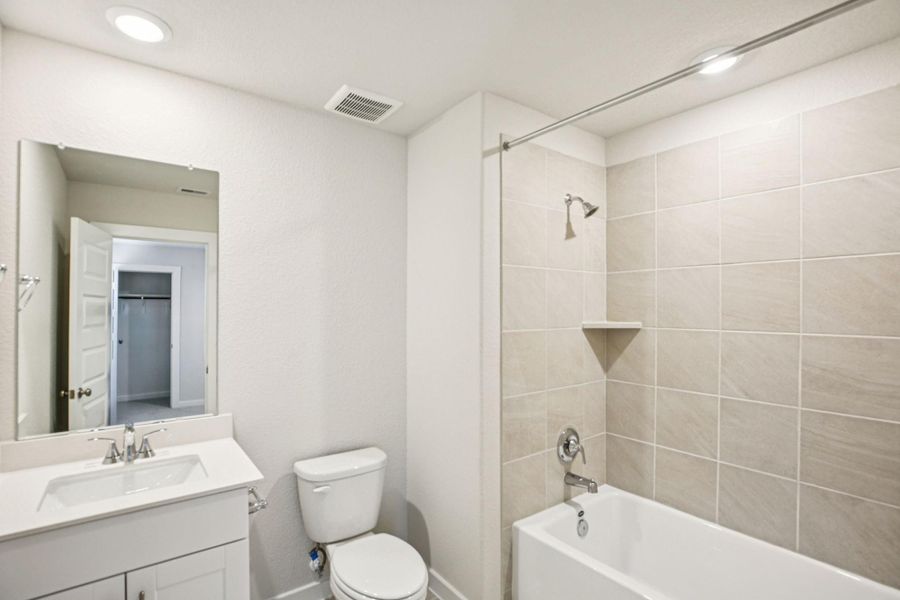 Furnished interior view inside a new home in Wall Street Village, Richmond (Image 25). Furnished interior view inside a new home in Wall Street Village, Richmond (Image 25).