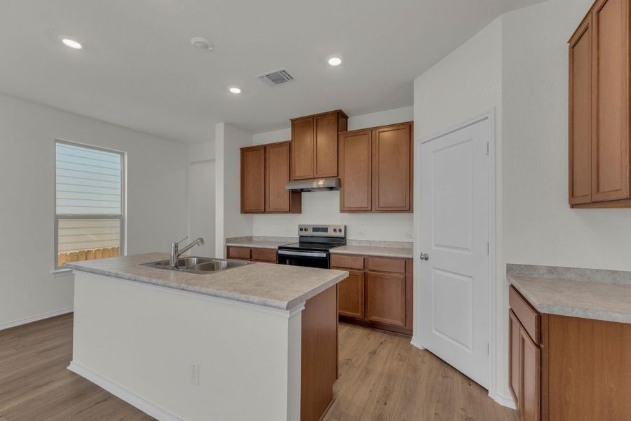Furnished interior view inside a new home in Sonterra - Cool Water, Jarrell (Image 5).
