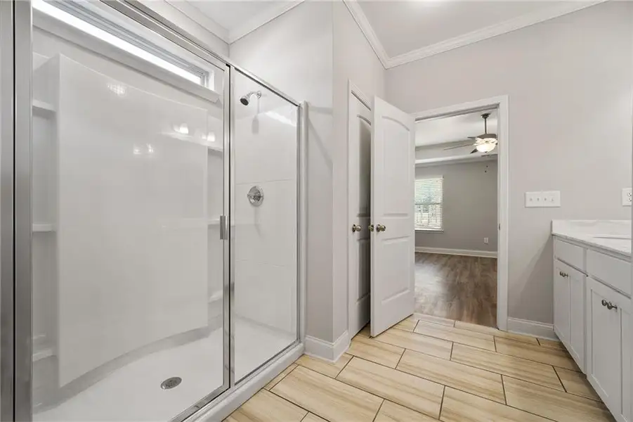 Furnished interior view inside a new home in , Newnan (Image 12).