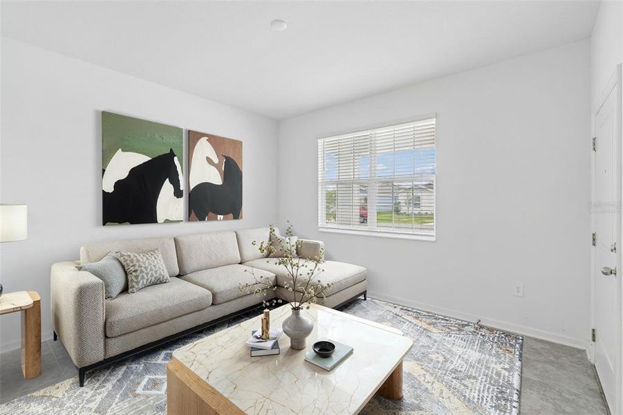 Furnished interior view inside a new home in Peace Creek Reserve, Winter Haven (Image 19).