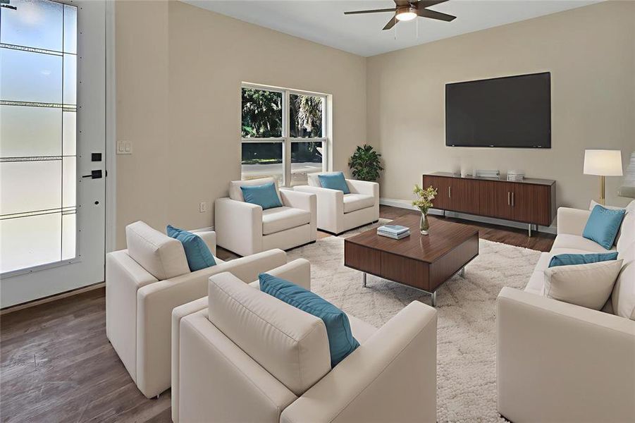 Furnished interior view inside a new home in , Daytona Beach (Image 10).