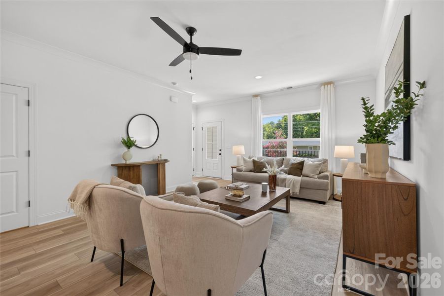 Furnished interior view inside a new home in , Harrisburg (Image 18).