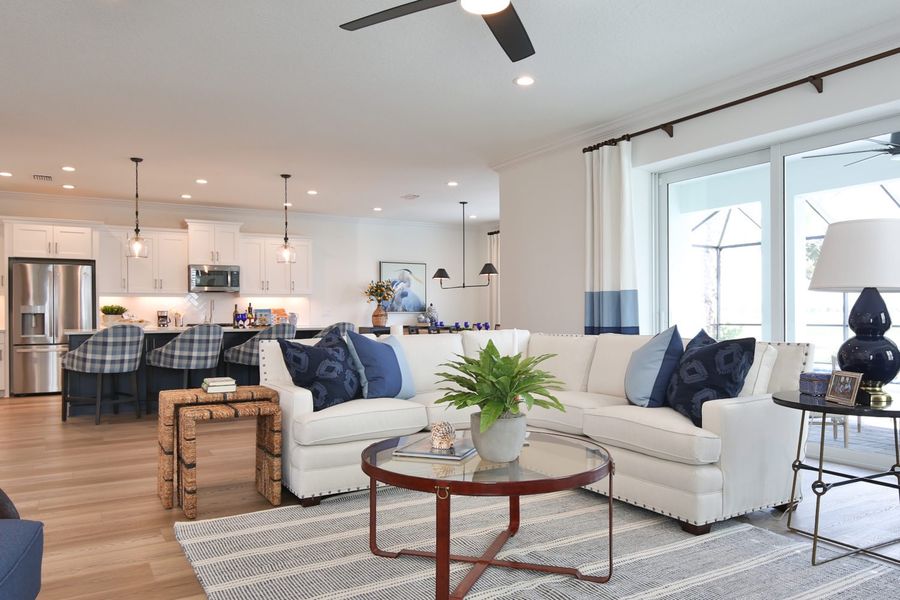 Representative furnished interior of a home built from the Artistry by Neal Communities in Palm Grove, Bradenton (Image 10).
