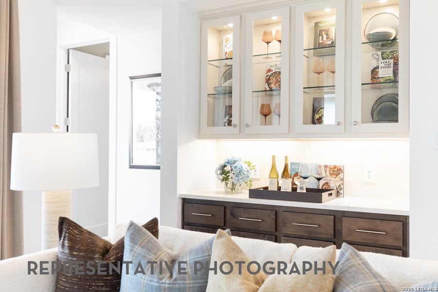 Furnished interior view inside a new home in Prominence, San Antonio (Image 14).