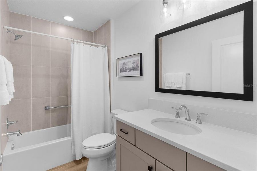 Furnished interior view inside a new home in , The Villages (Image 32).