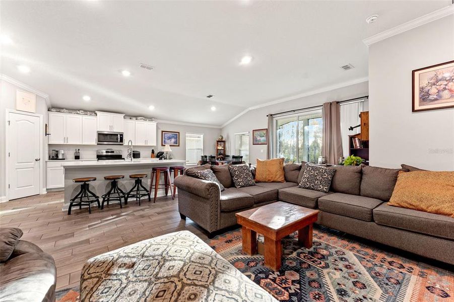Furnished interior view inside a new home in Sawmill Branch, Palm Coast (Image 9).