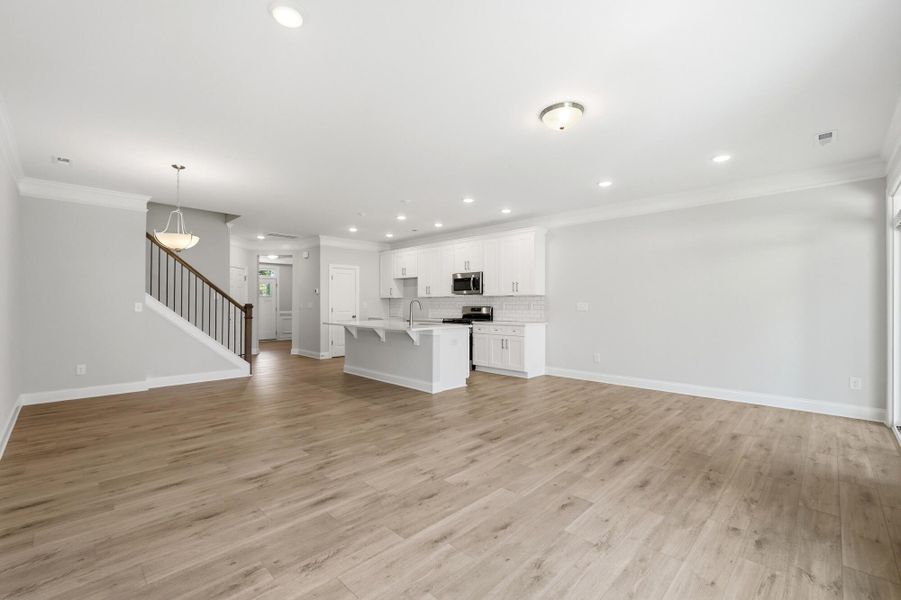 Spacious, unfurnished interior of a new home in Harrisburg Village Townhomes, Harrisburg (Image 12). Spacious, unfurnished interior of a new home in Harrisburg Village Townhomes, Harrisburg (Image 12).