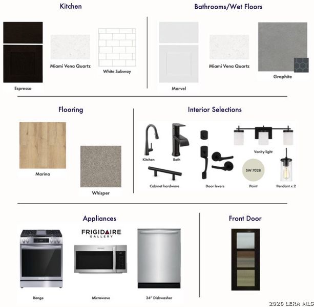 Sample of building materials used in homes in Mayfair - Select Garden Series, New Braunfels (Image 7). Sample of building materials used in homes in Mayfair - Select Garden Series, New Braunfels (Image 7).