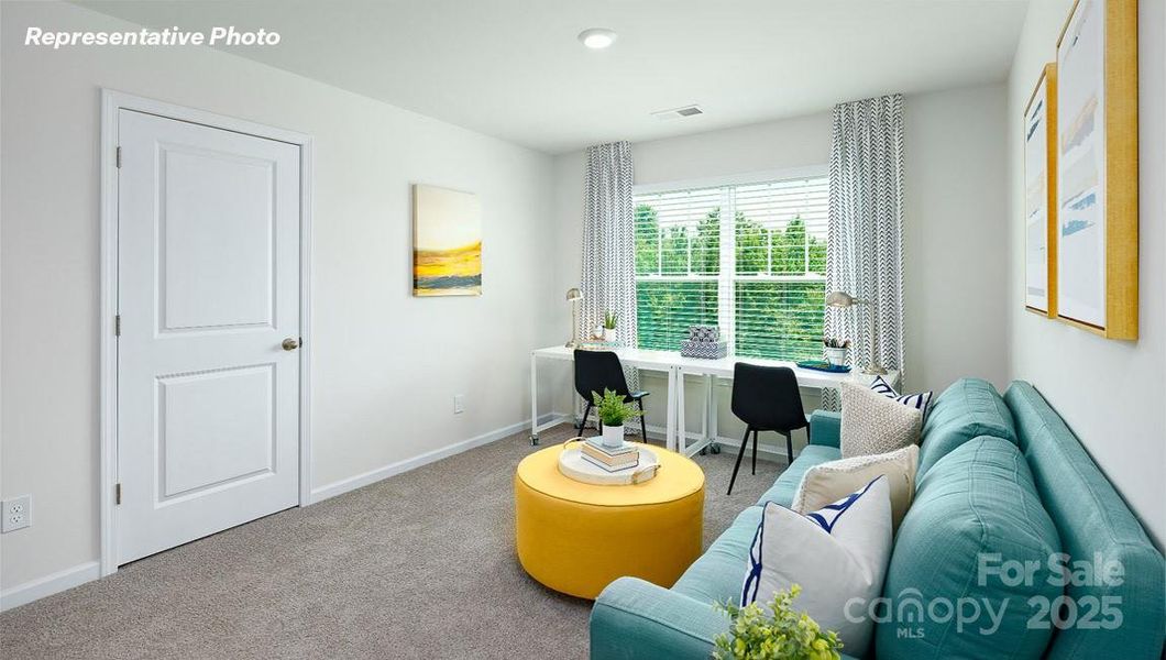 Furnished interior view inside a new home in Secrest Commons, Monroe (Image 26).