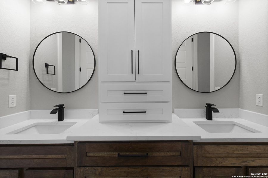 Furnished interior view inside a new home in , Adkins (Image 11).