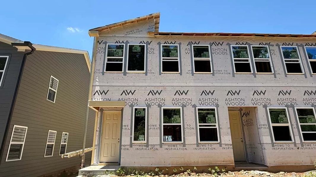 Front Exterior Construction Progress