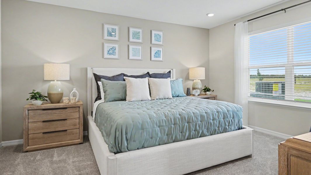Furnished interior view inside a new home in Malabar Springs, Palm Bay (Image 32).