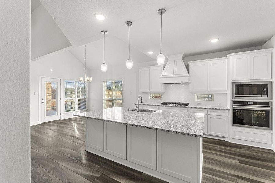 Furnished interior view inside a new home in Hawkins Meadows, Midlothian (Image 8).