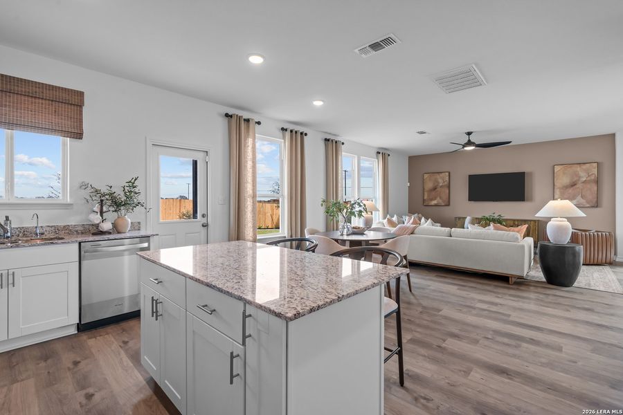 Furnished interior view inside a new home in , San Antonio (Image 12).