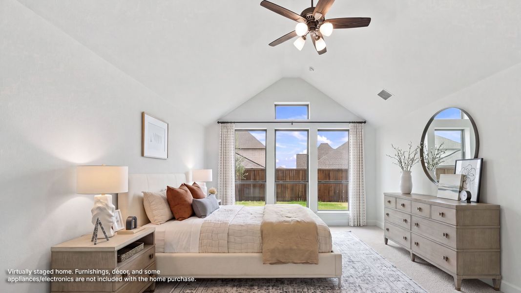 Furnished interior view inside a new home in Eliana, McKinney (Image 10).